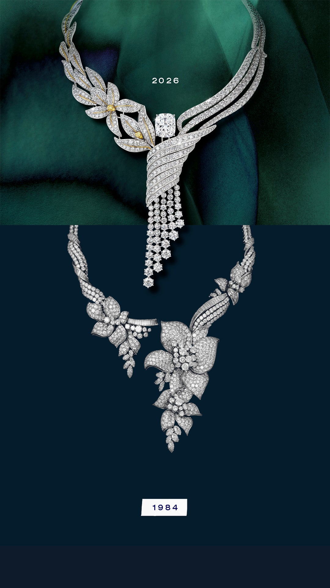 Chaumet · العمل الجديد ومقارنته بالأرشيف · 1984