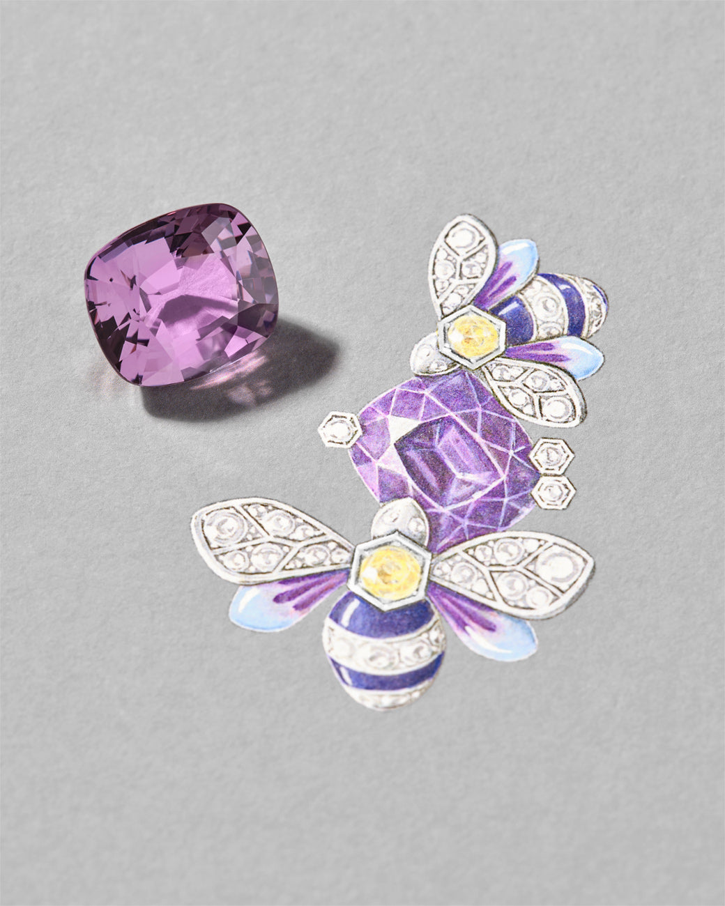 Saffron Flower · التصميم والأحجار