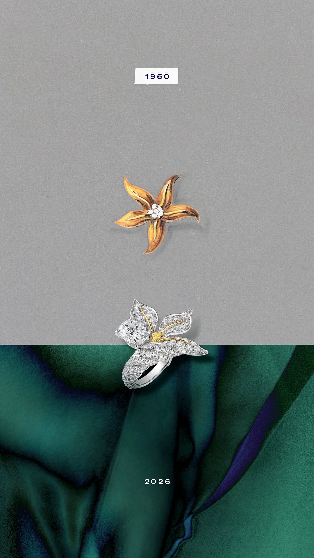 Chaumet · العمل الجديد ومقارنته بالأرشيف · 1960