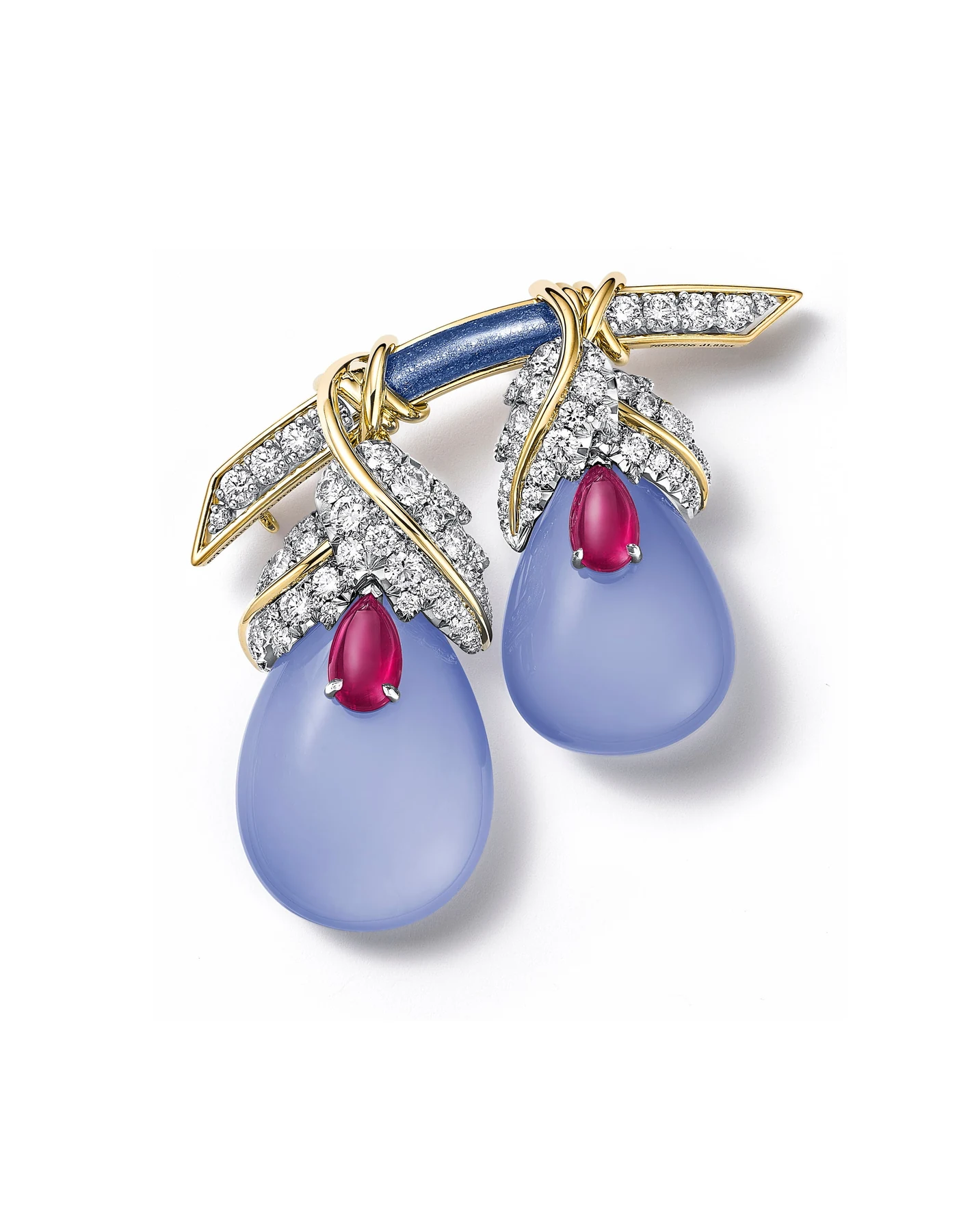 Tiffany Hidden Garden秋季篇章Hanging Garden耳饰。图片：Tiffany & Co. Japan / PR TIMES